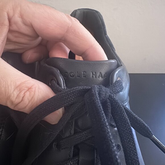 Cole Haan Brand Navy Blue Leather Sneakers, Men's 11.5 - Picture 6 of 9